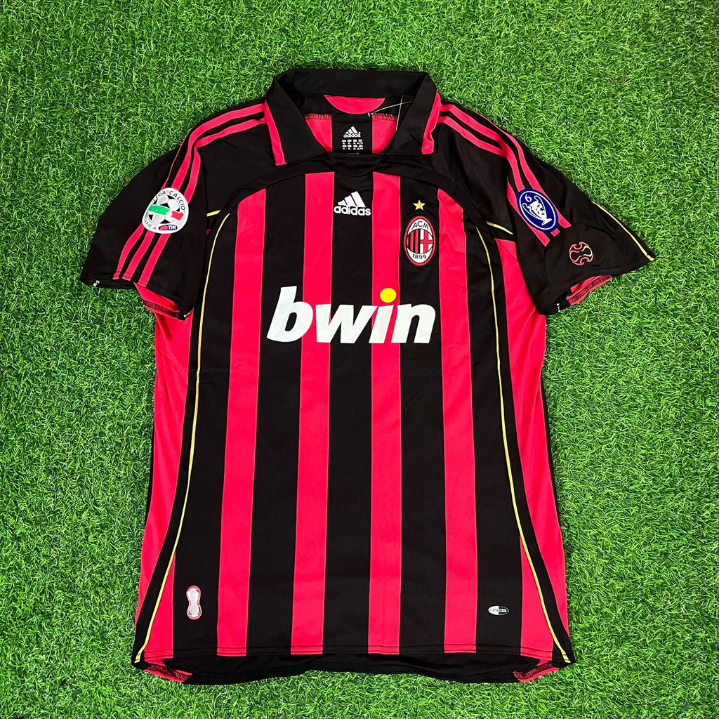 Paolo Maldini AC Milan 2006 2007 Retro Kids Soccer Jersey Kinder – 7