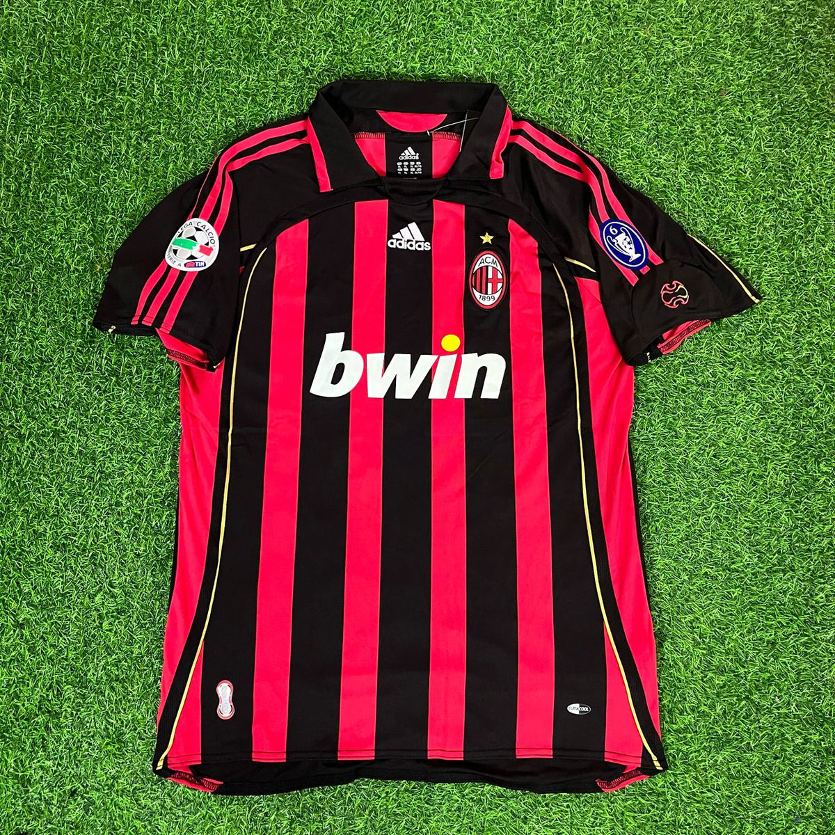 Paolo Maldini AC Milan 2006 2007 Season Retro Jersey – Front View