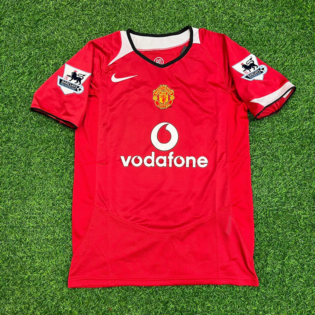2005/06 Park Ji-Sung Manchester United Retro Kids Football Jersey – 4