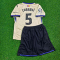 Pau Cubarsi Barcelona Grey Kids New Season 2026 Jersey – Back View