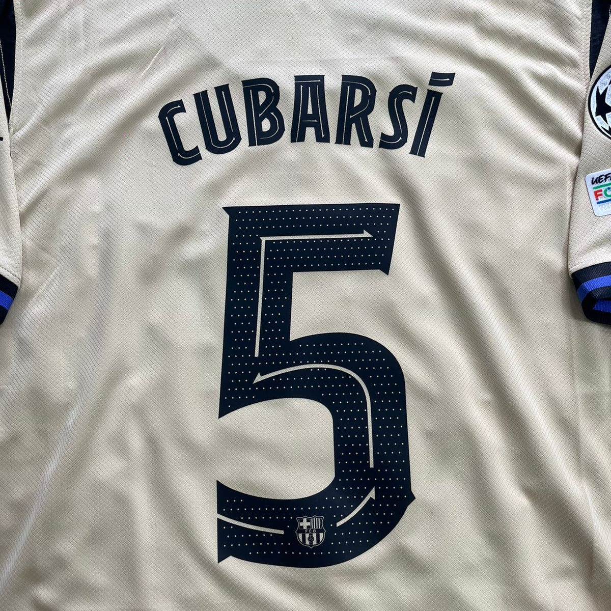Pau Cubarsi Barcelona Away New Season 2026 Jersey – Front View
