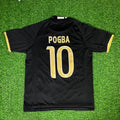 Paul Pogba 10- Juventus Retro Black Football Jersey – Back View