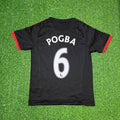 Manchester United Retro Red Football Jersey – Paul Pogba – Back View