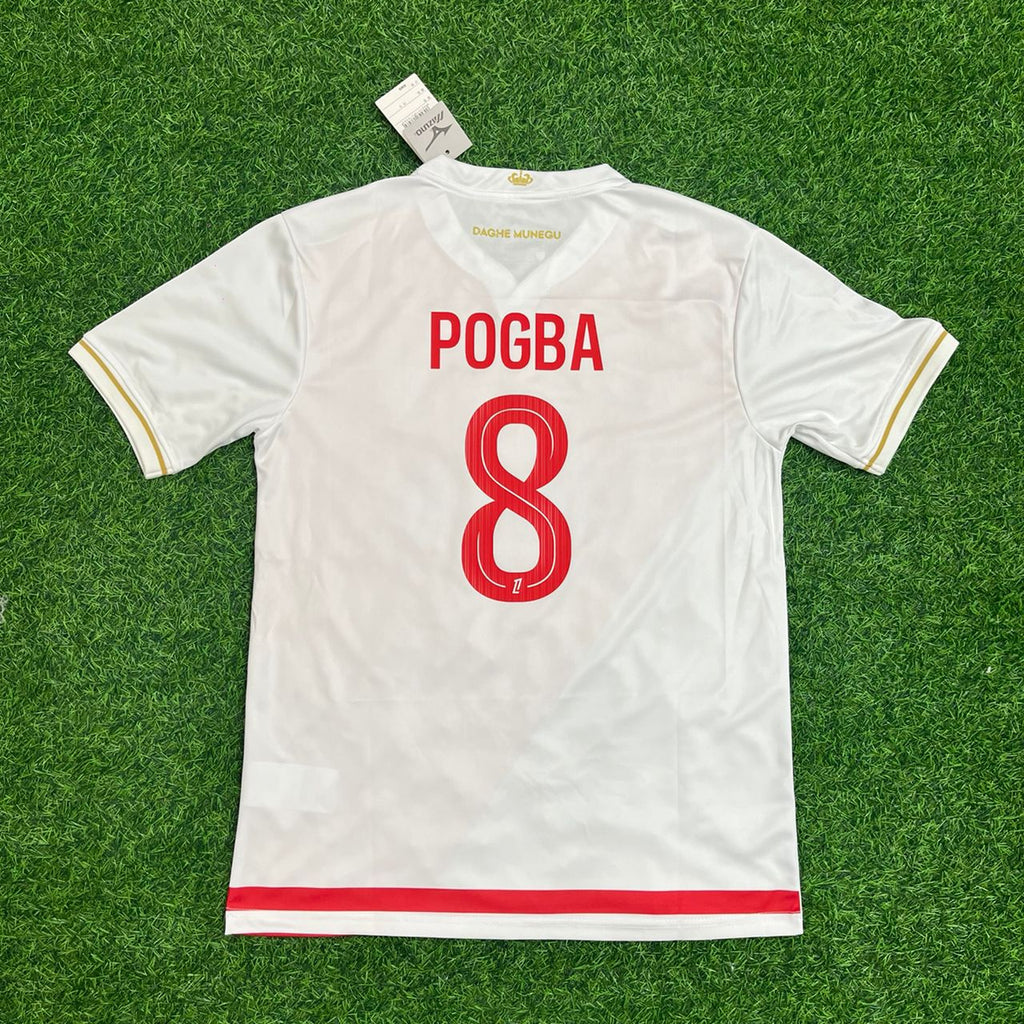 2026 Paul Pogba Monaco Home Football Jersey Soccer – Back View