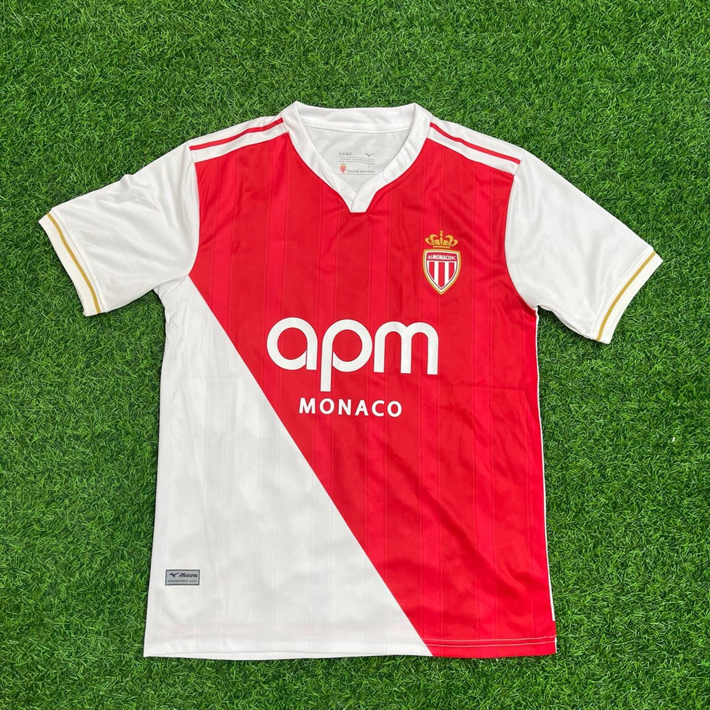 2026 Paul Pogba Monaco Home Football Jersey Soccer – Front View