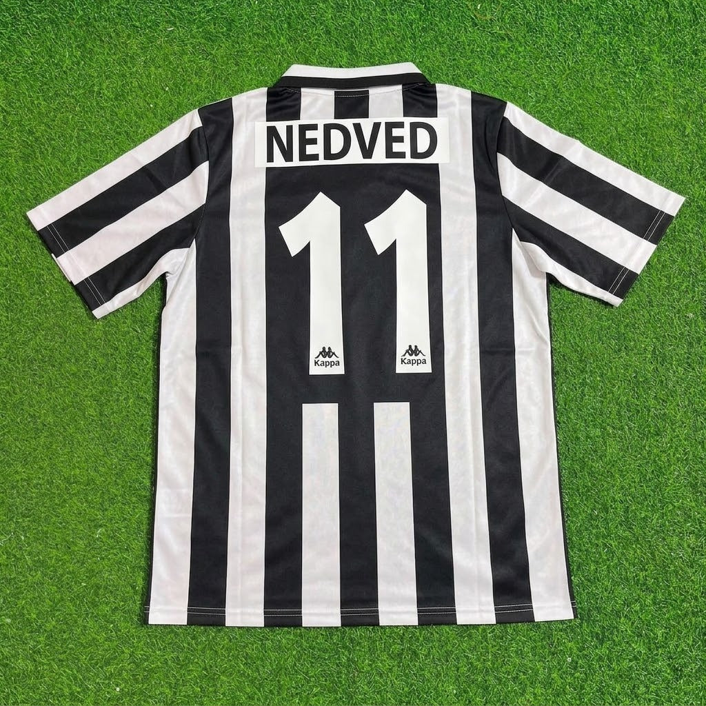 Pavel Nedved Juventus Special Retro Football Jersey Kit – Back View