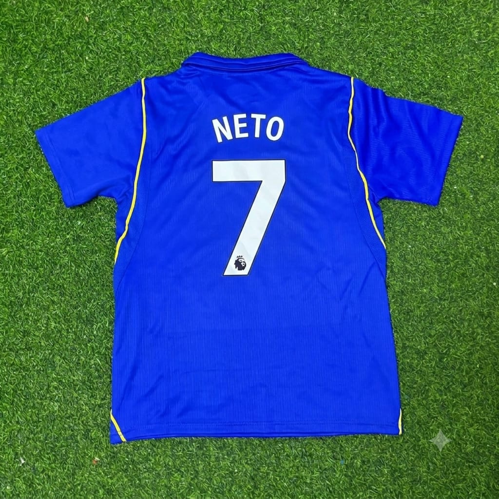 2027 Pedro Neto Chelsea Home Blue Football Jersey – Back View