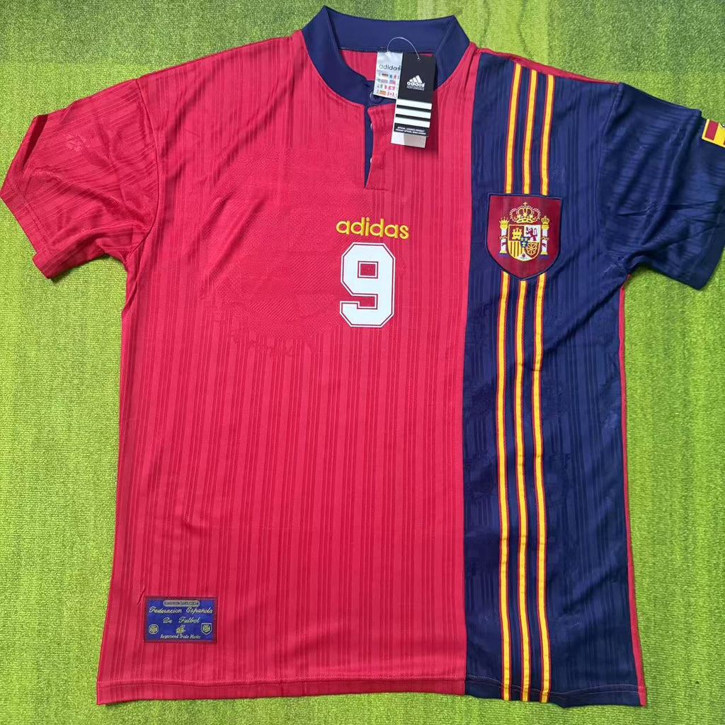 Pep Guardiola Spain Retro 1996 Jersey – 4
