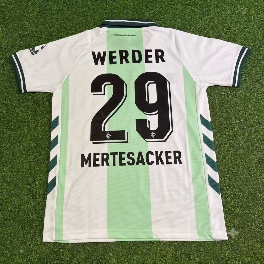 Per Mertesacker Werder Bremen Special Football Jersey – Back View