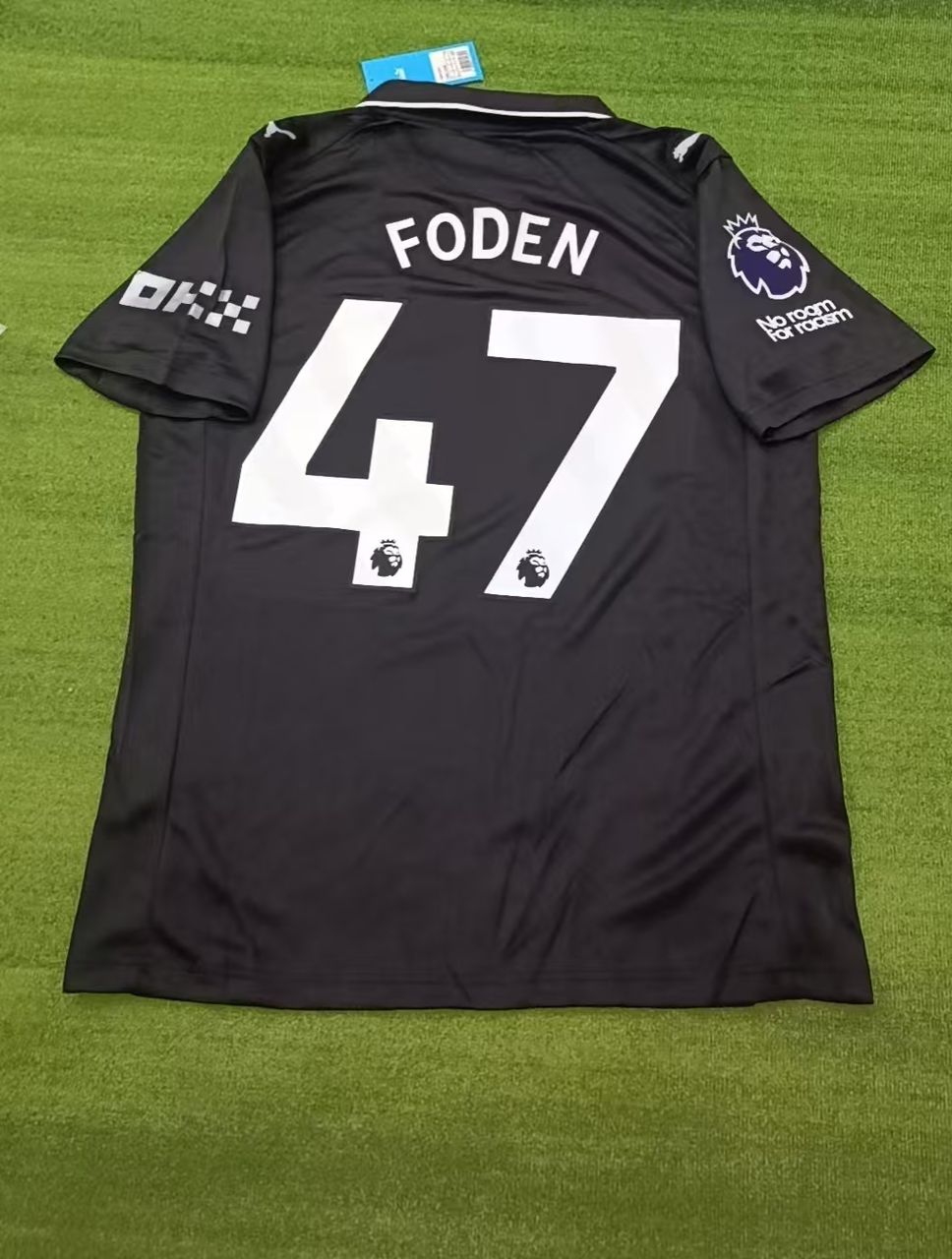 2026 Phil Foden Manchester City Black Football Jersey – Back View