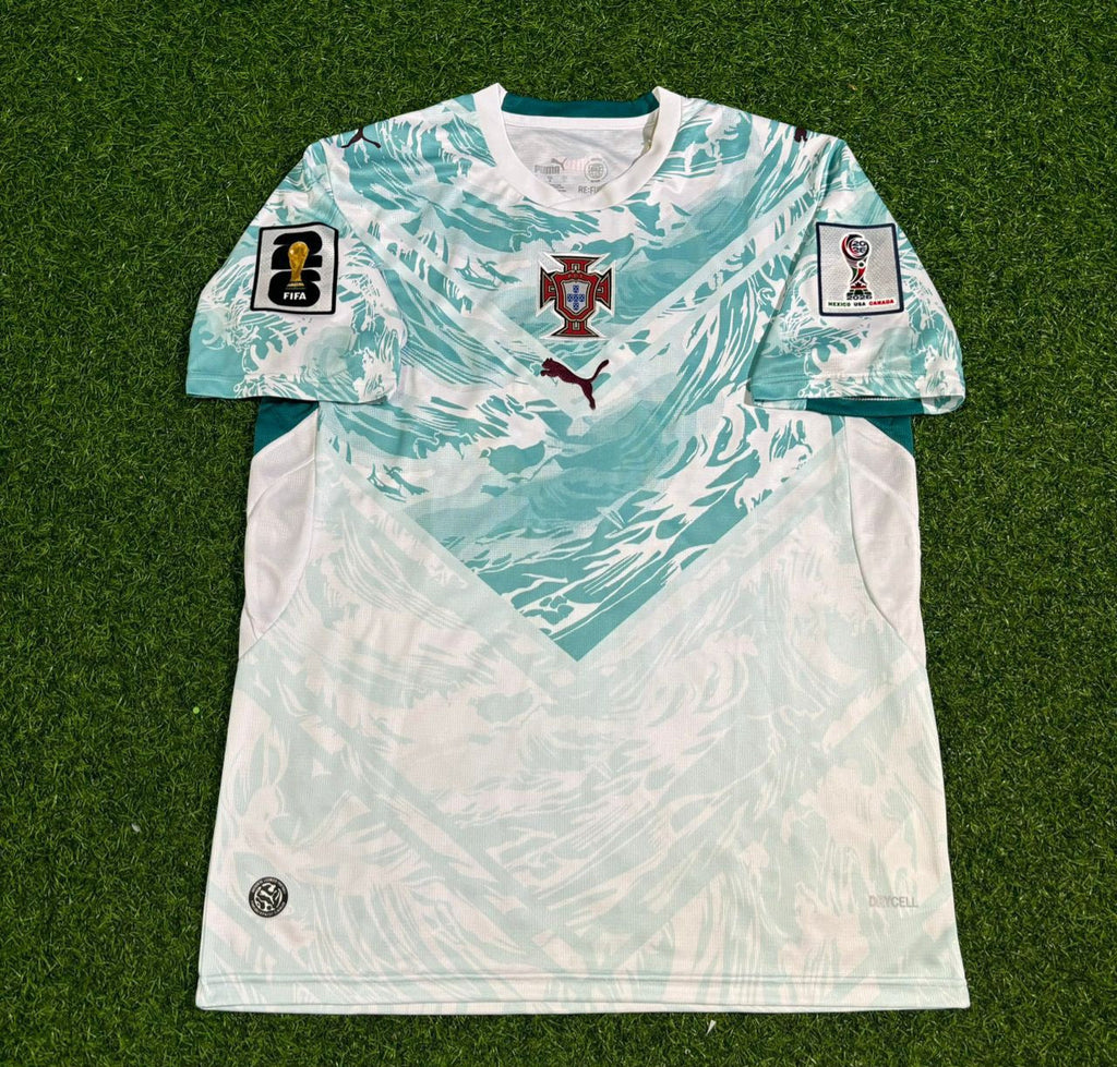 Rafael Leao Portugal 2026 World Cup White Away Football Jersey – Front View