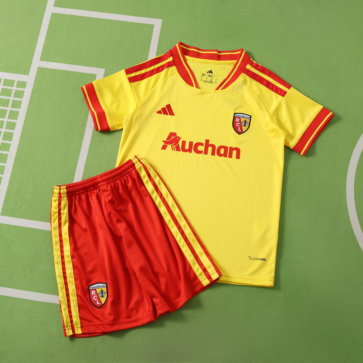 R.C. Lens 2026-2027 Season Home Kids Football Jersey Trikot Maillot