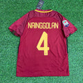 Radja Nainggolan 2016-2017 Season Retro Football Jersey – Back View