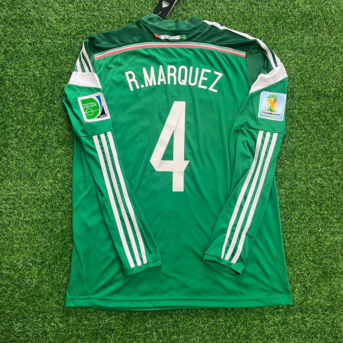 2014 Mexico World Cup Rafael Marquez Retro Football Jersey – Back View