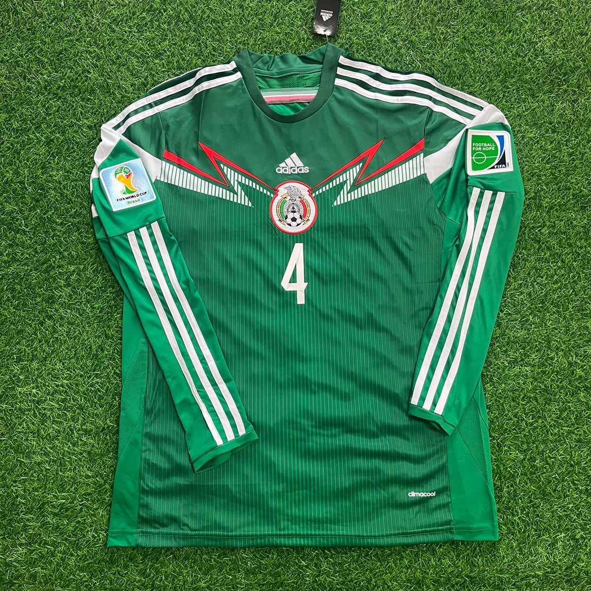 2014 Mexico World Cup Rafael Marquez Retro Football Jersey – Front View
