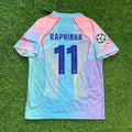 2026 Raphinha Barcelona Home Miami Sunset Football Jersey – Back View