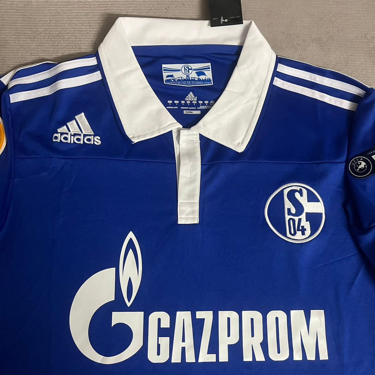 2011 Atsuto Uchida Schalke 04 2012 Retro Uefa Patch Football Jersey – 4