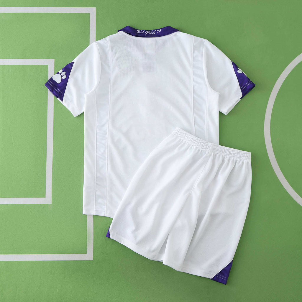 Real Madrid C.F. 1997-1998 Season Kids Home Retro Football  Jersey Trikot Maillot V2