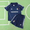 Real Madrid C.F. 2005-2006 Season Kids Away Retro Football  Jersey Trikot Maillot