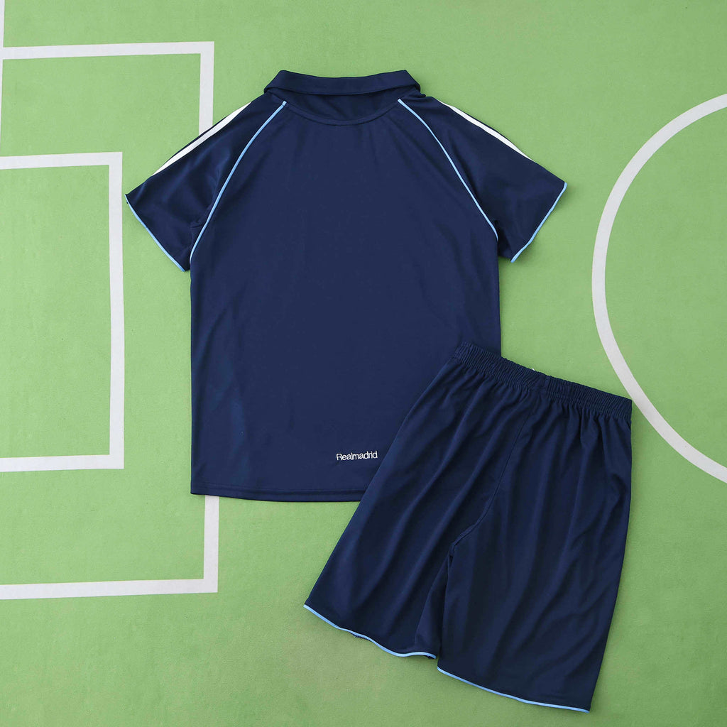 Real Madrid C.F. 2005-2006 Season Kids Away Retro Football  Jersey Trikot Maillot V2
