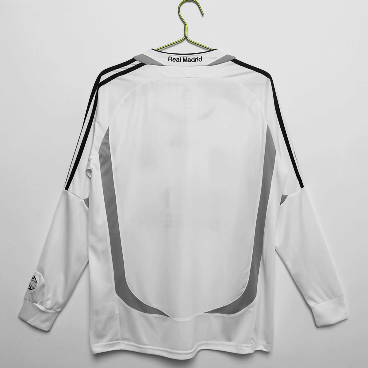 Real Madrid C.F. 2006-2007 Season Home Long Sleeve Retro Football Jersey Trikot Maillot V2