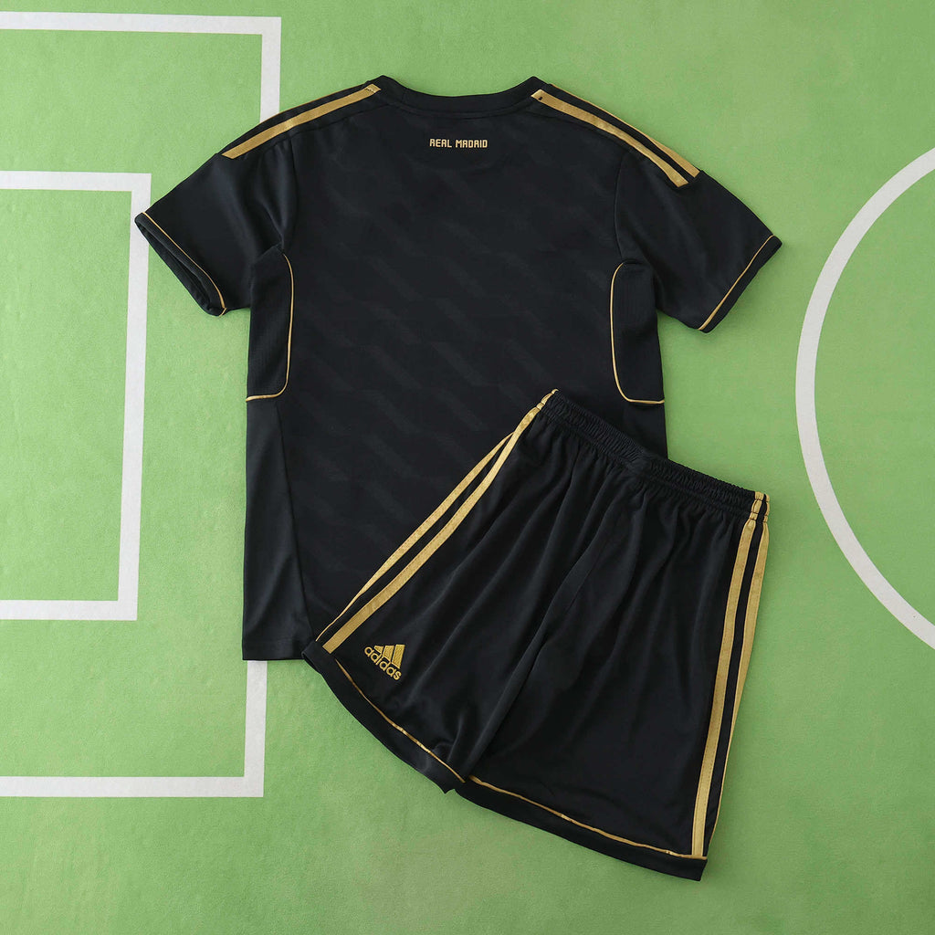 Real Madrid C.F. 2011-2012 Season Kids Away Retro Football Jersey Trikot Maillot V2
