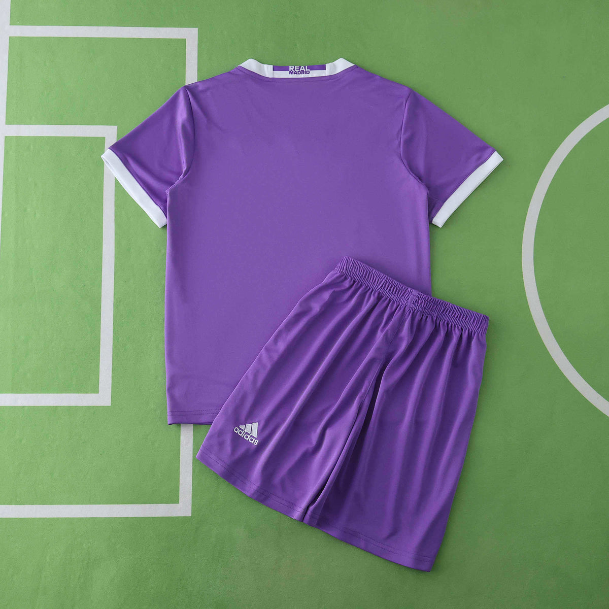 Real Madrid C.F. 2016-2017 Season Kids Away Retro Football  Jersey Trikot Maillot V2