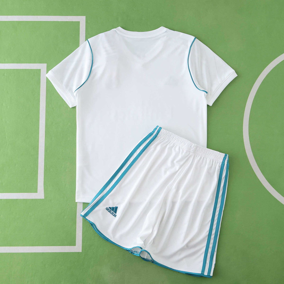 Real Madrid C.F. 2017-2018 Season Kids Home Retro Football Jersey Trikot Maillot V2