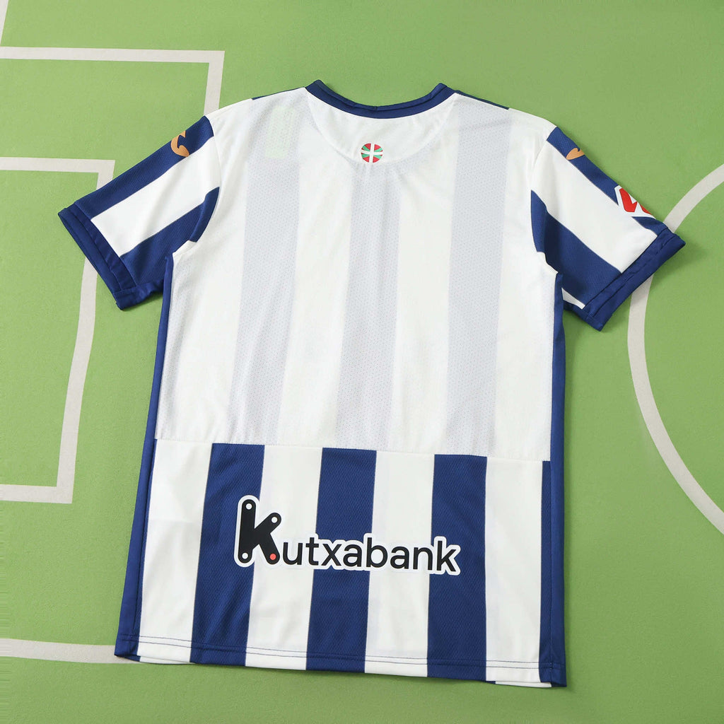 Real Sociedad 2026-2027 Season Home Football Jersey Trikot Maillot V2