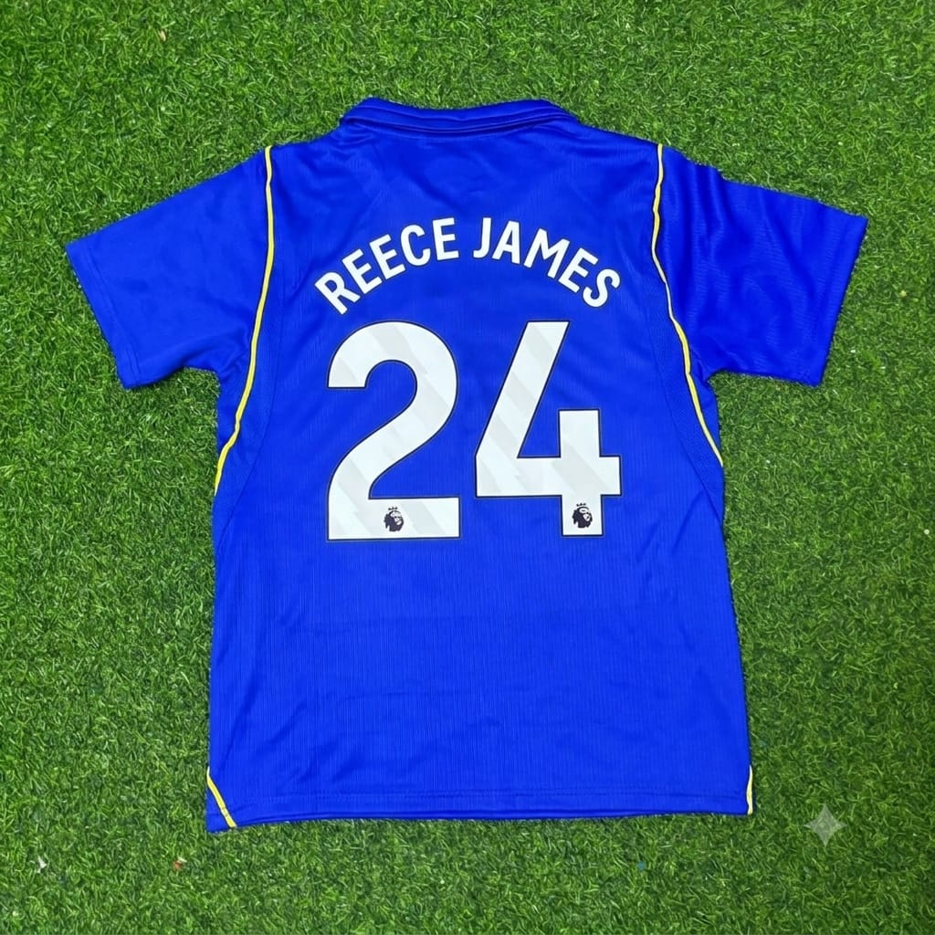 Chelsea 2027 Home Blue Jersey Soccer Short – Reece James – Back View