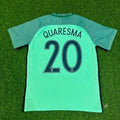 2016 Portugal EURO Ricardo Quaresma Green Retro Football Jersey – Back View