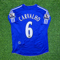 2006/08 Ricardo Carvalho #6 Chelsea Long Sleeve EPL Patch Football Jersey – Back View