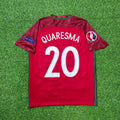 Ricardo Quaresma Portugal EURO 2016 Final Retro Jersey – Back View