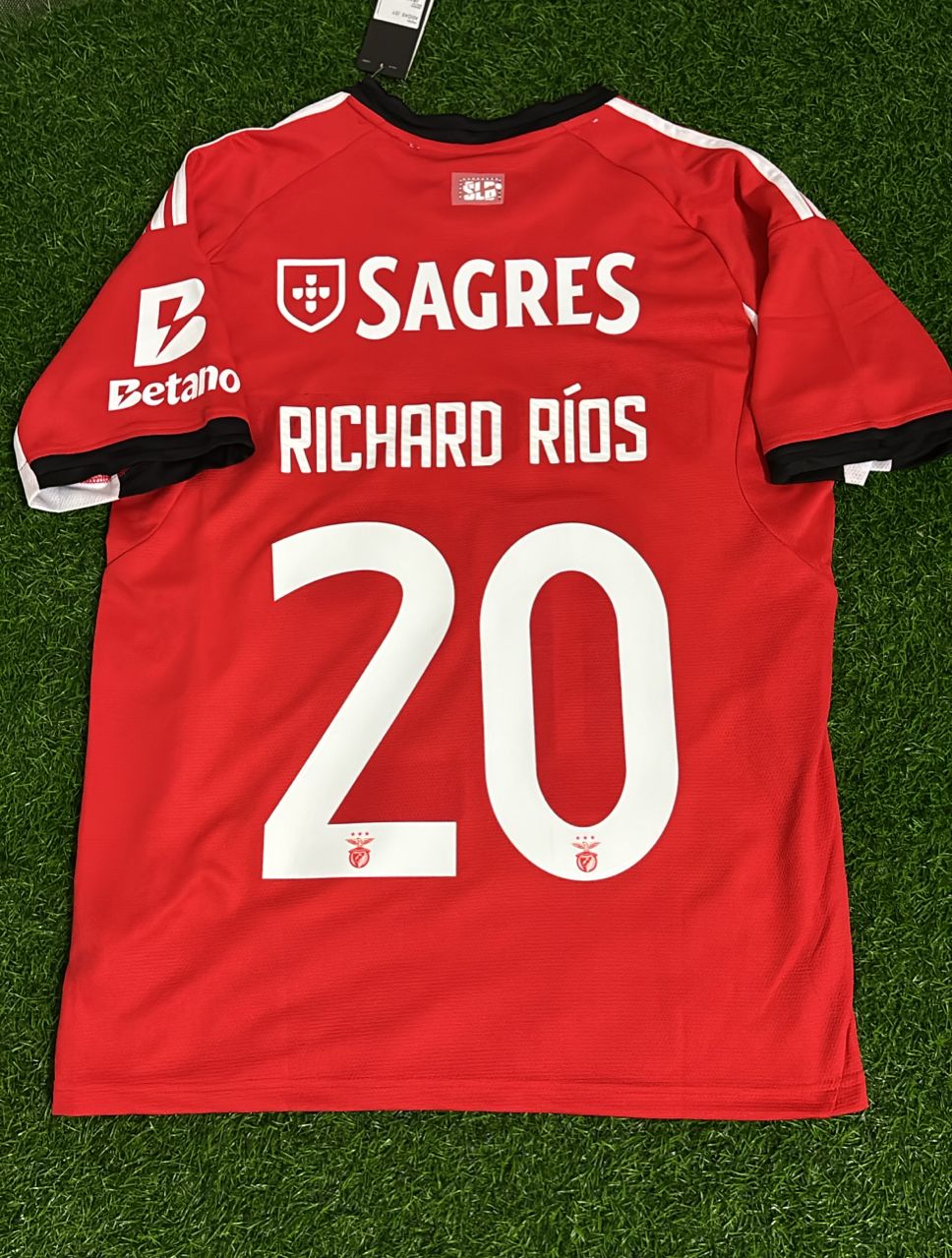 Richard Rios Benfica Home Football Jersey – Back View