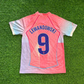 Robert Lewandowski Barcelona Pink New Season 2026 Jersey – Back View