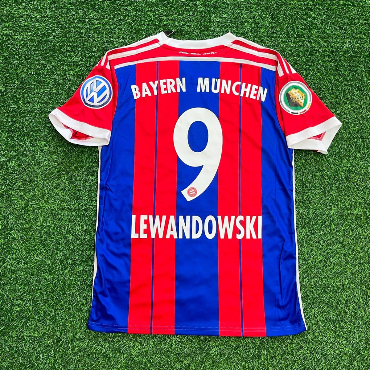 Robert Lewandowski 9- Bayern Munich 2014-2015 Kit Jersey – Back View