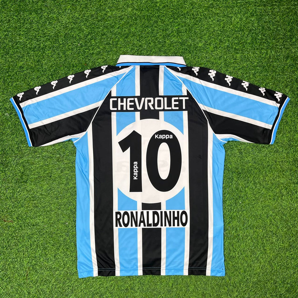 Ronaldinho Gaucho Gremio 2000 Soccer Retro Jersey – Back View