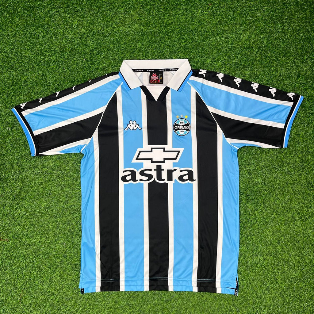Ronaldinho Gaucho Gremio 2000 Soccer Retro Jersey – Front View