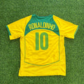 Ronaldinho Gaucho – Brazil 2004–2006 Retro Kit Jersey – | | – Back View