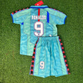 Ronaldo Nazario Barcelona 1996 1997 Retro Kids Football Jersey – Back View