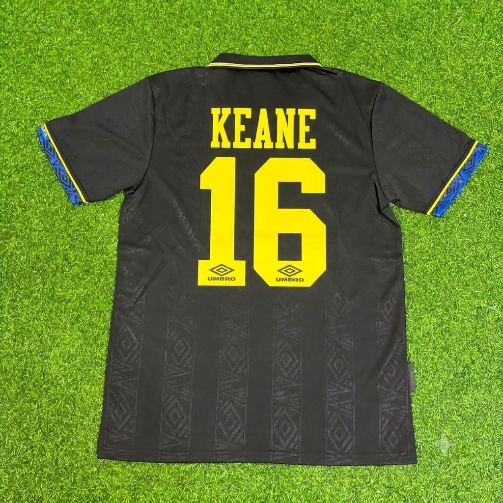 1992 Roy Keane Manchester United 1993 Retro Retro Football Jersey – Back View