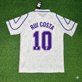 1997/98 Rui Costa Fiorentina White Retro Football Jersey – Back View