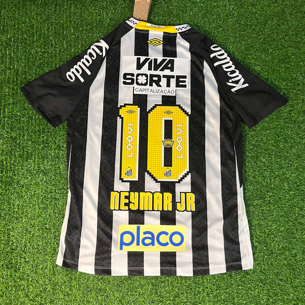 Neymar Jr #10 Santos FC 2026 Black Jersey – Back View
