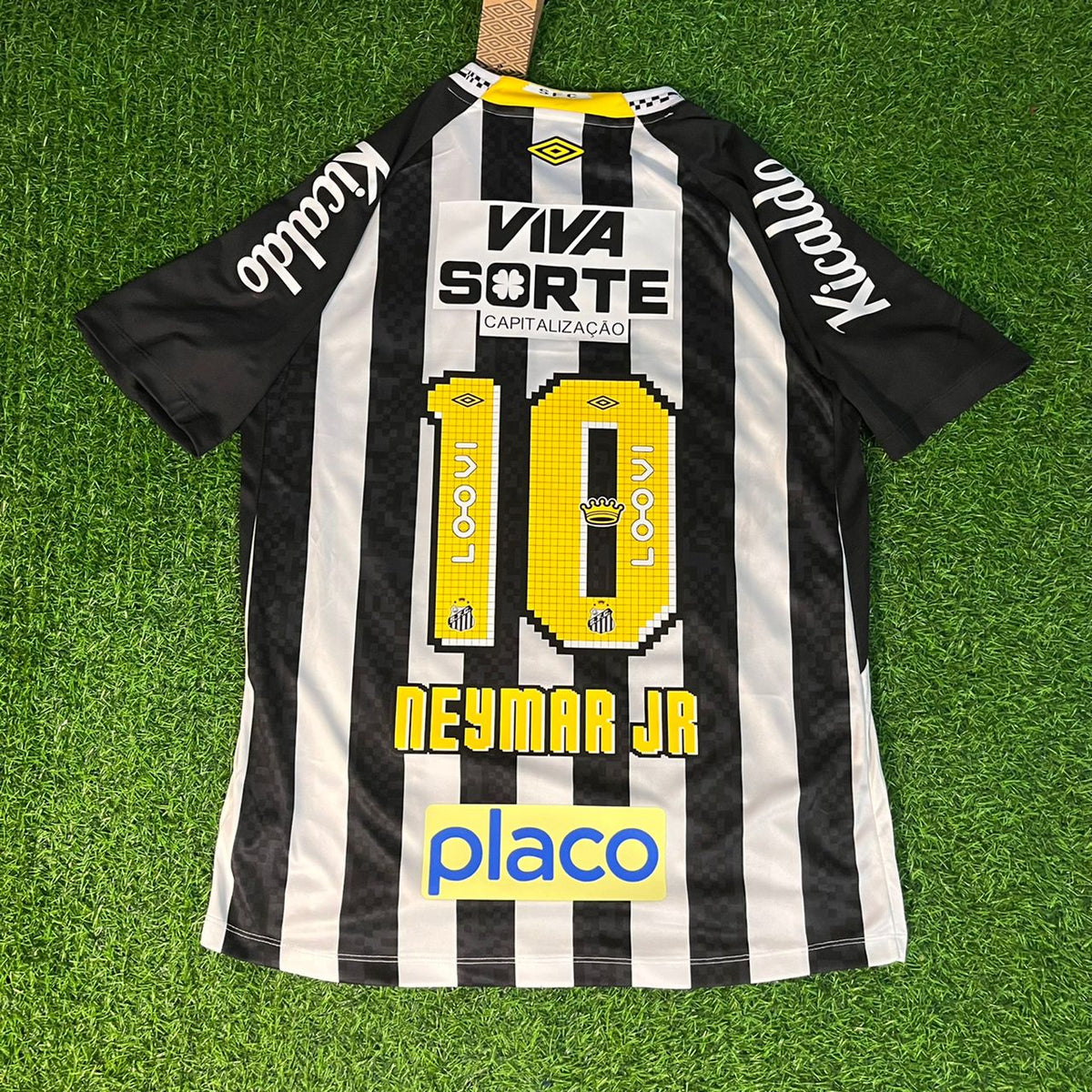 Neymar Jr #10 Santos FC 2026 Black Jersey – Back View