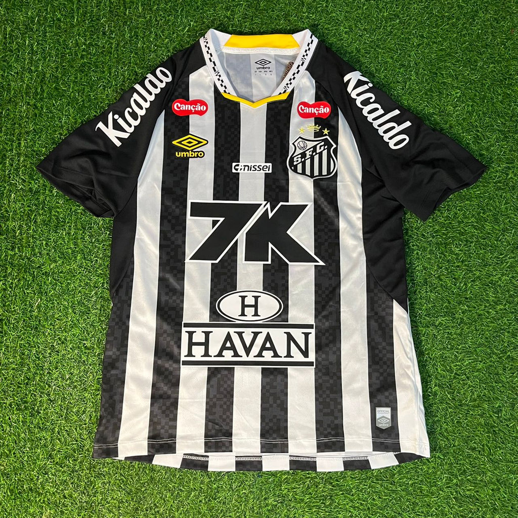 Neymar Jr #10 Santos FC 2026 Black Jersey – Front View