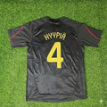 2009/10 Sami Hyypiä Liverpool Black Retro Football Jersey – Back View