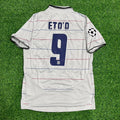 Samuel Eto`o #9 - Barcelona 2004/2005 Blue Garnet Retro Jersey – Back View