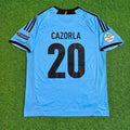 Santi Cazorla Spain EURO 2012 Final Retro Football Jersey – Back View