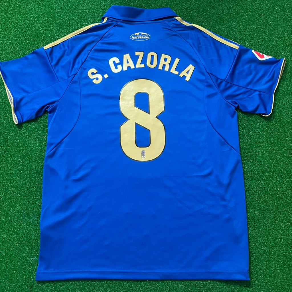 Santi Cazorla 8 – Real Oviedo Kit Soccer Jersey – | | | – Detailed View