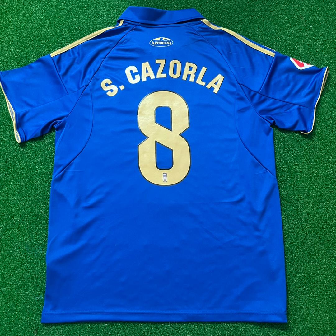 Santi Cazorla 8 – Real Oviedo Kit Soccer Jersey – | | | – Detailed View